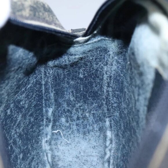 GUCCI GG Supreme Sherry Line Clutch Bag PVC Navy Red 89 01 034 Auth 103583 - Picture 13 of 16